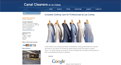 Desktop Screenshot of canalcleaners.net